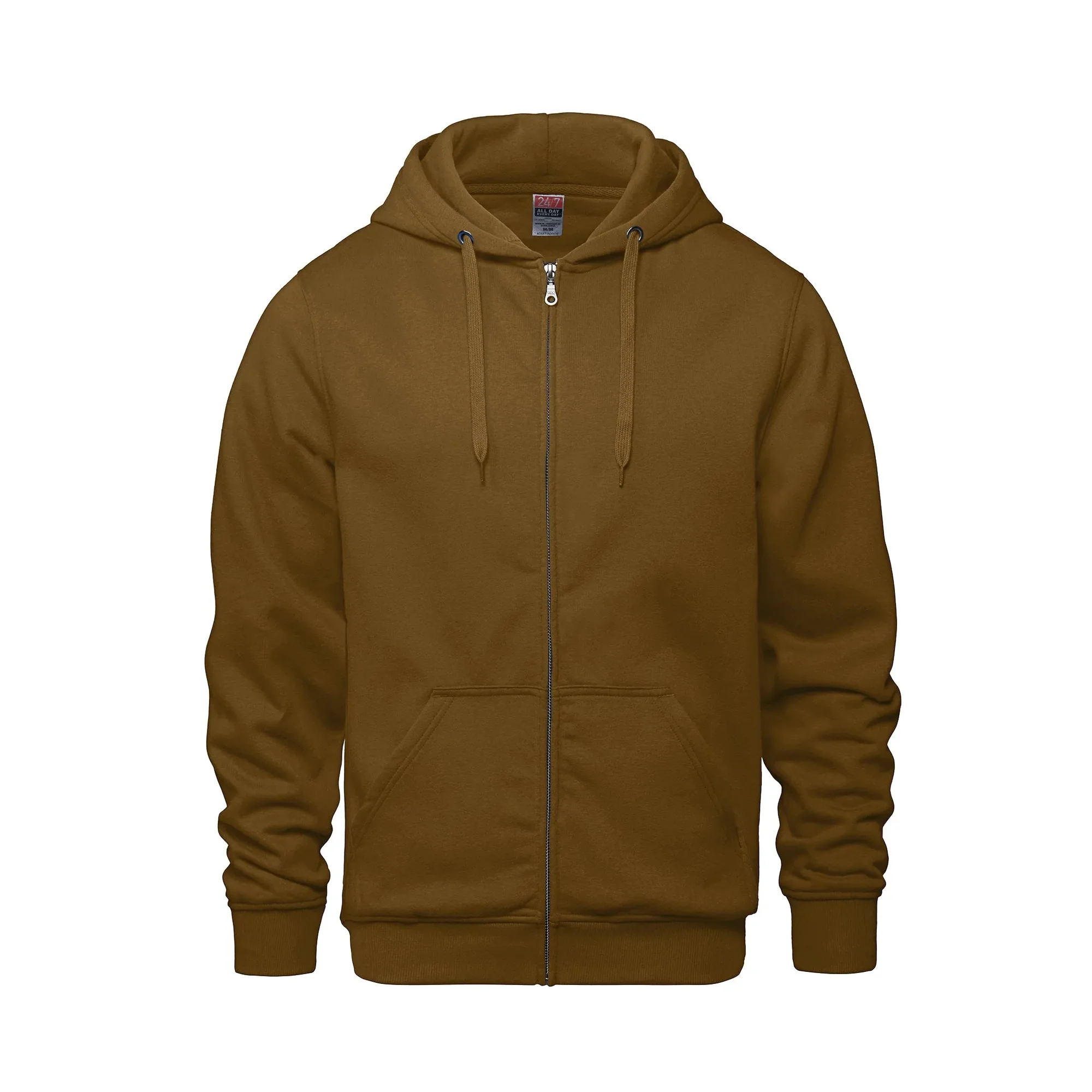 Adult Full Zip Hooded Sweatshirt-CSW - Color Image 1