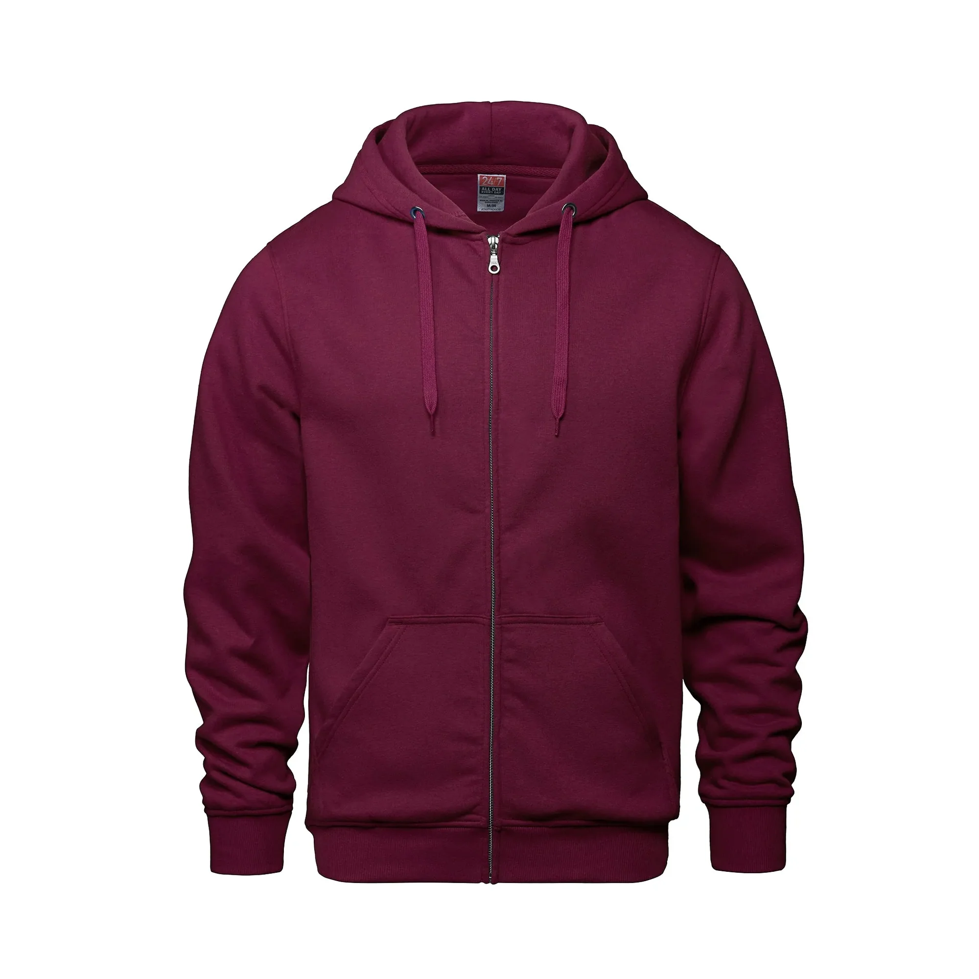 Adult Full Zip Hooded Sweatshirt-CSW - Color Image 1