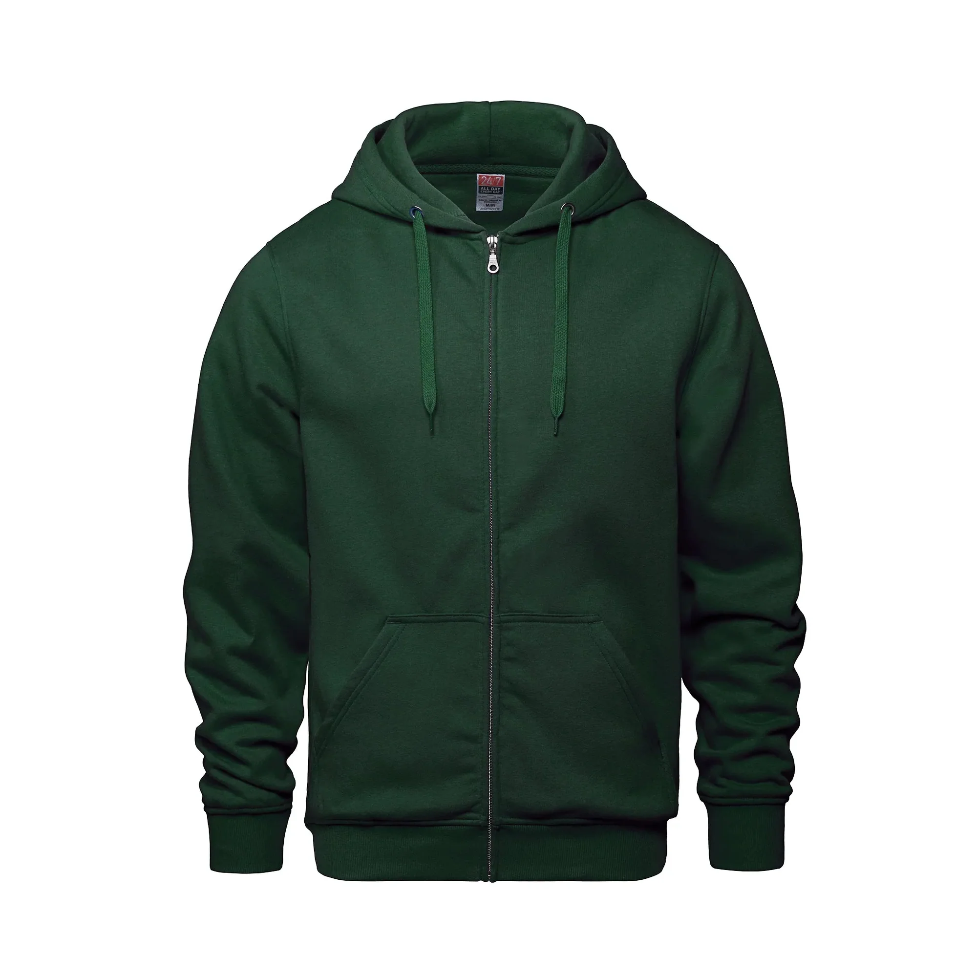 Adult Full Zip Hooded Sweatshirt-CSW - Color Image 1